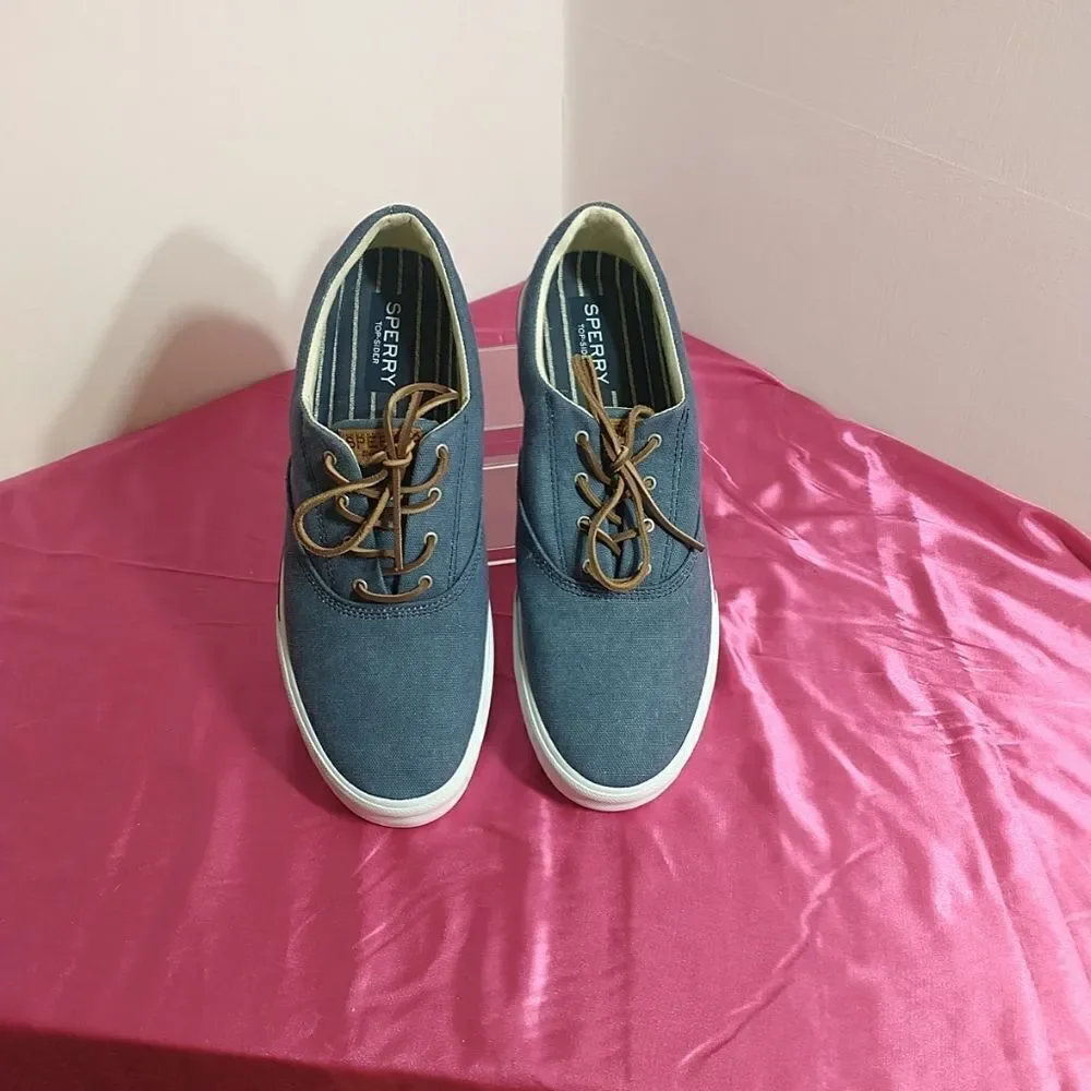 Sperry Mens SZ 13 Blue Striper II CVO SW Sneakers Shoes STS16797.